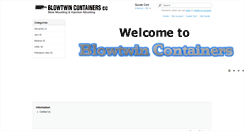 Desktop Screenshot of blowtwin-containers.co.za